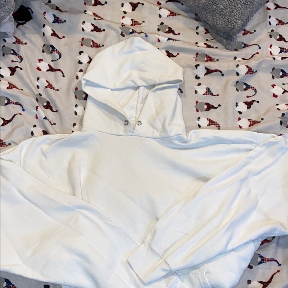 Men’s White Hoodie from Hanes